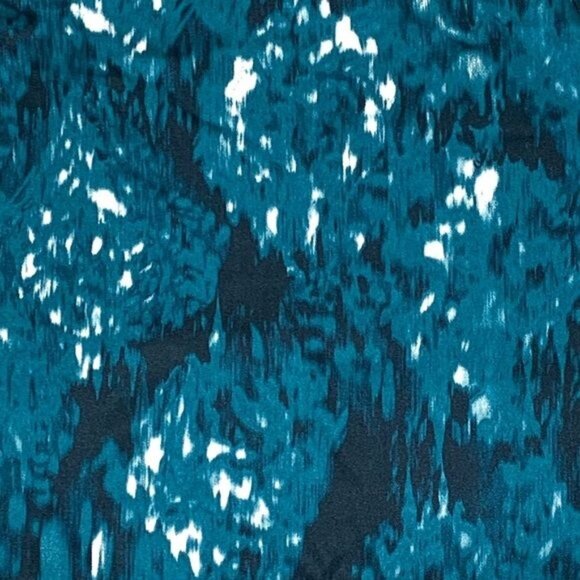 T Tahari Thanielle Watercolor Pattern Blouse in Zenith Blue Size Petite Small - Picture 10 of 10